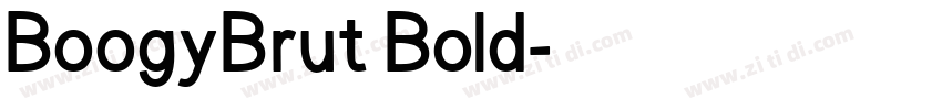 BoogyBrut Bold字体转换
